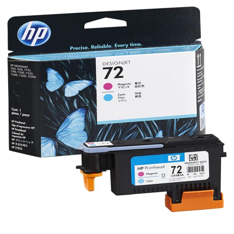 HP 72 (C9383A) magenta, cyan Druckkopf HP 72 (C9383A) magenta, cyan Druckkopf